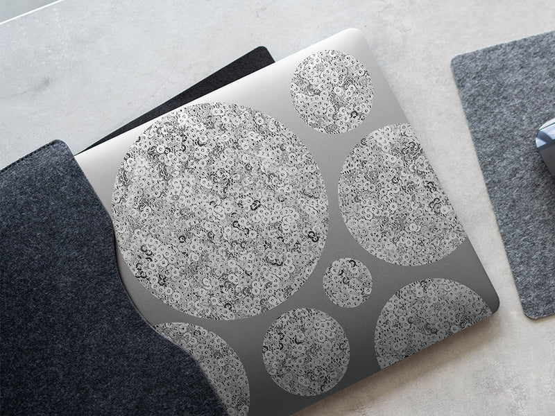 white out gemstone films DIY Laptop Stickers