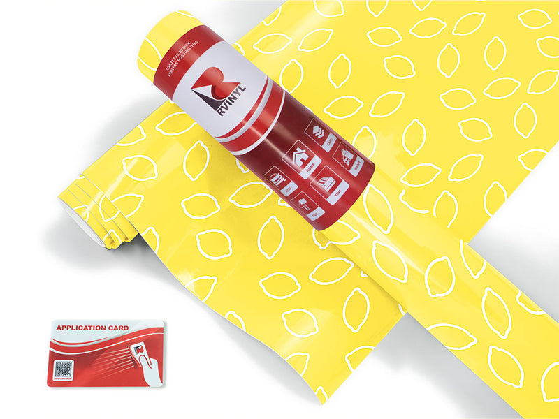 white outline fruit Craft Vinyl Roll