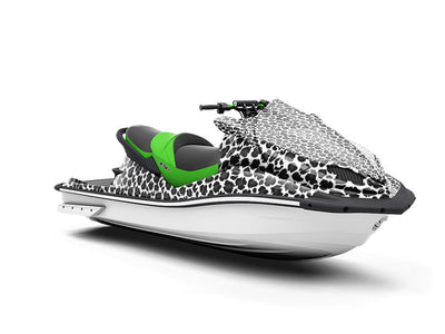 White Panther Jet Ski Vinyl Customized Wrap