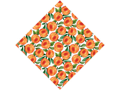 White Peachy Keen Fruit Vinyl Wrap Pattern