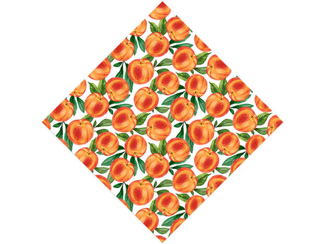 White Peachy Keen Fruit Vinyl Wrap Pattern
