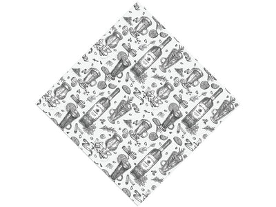 White Spiced Alcohol Vinyl Wrap Pattern