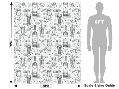 White Spiced Alcohol Vehicle Wrap Scale~Rwraps Series 914 White Spiced Alcohol Measurements~1
