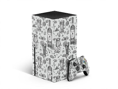 white spiced alcohol XBOX DIY Decal