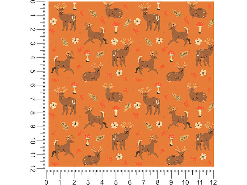 white tail animal 1ft x 1ft Craft Sheets