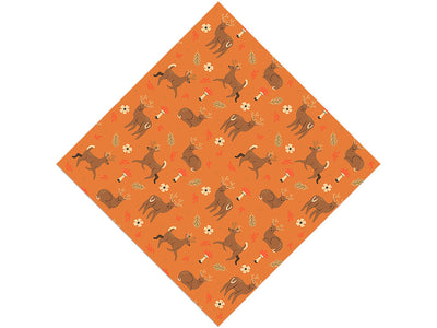 White Tail Animal Vinyl Wrap Pattern