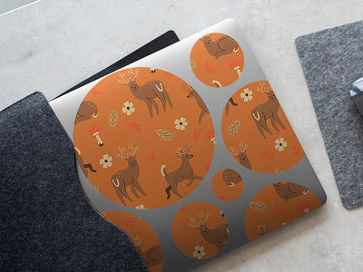 white tail animal DIY Laptop Stickers