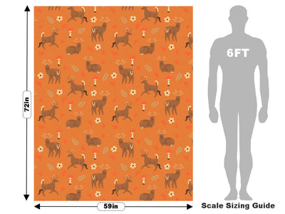 White Tail Animal Vehicle Wrap Scale~Rwraps Series 914 White Tail Animal Measurements~1