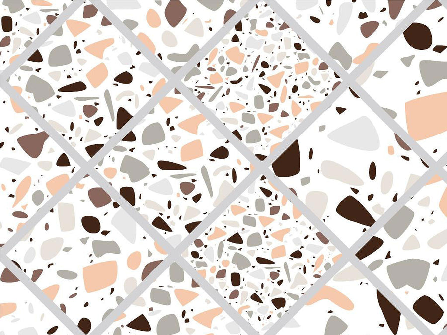 White Tile Vinyl Wrap Pattern~Rwraps Series 914 Digitally Printed Vinyl Wrap~0