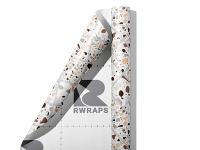 White Tile Wrap Film Sheets~Rwraps Series 914 White Tile Scrolled Sheet~4