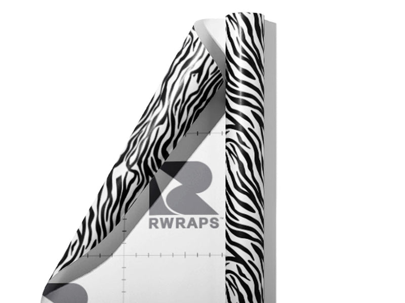 White Tiger Wrap Film Sheets~Rwraps Series 914 White Tiger Scrolled Sheet~5