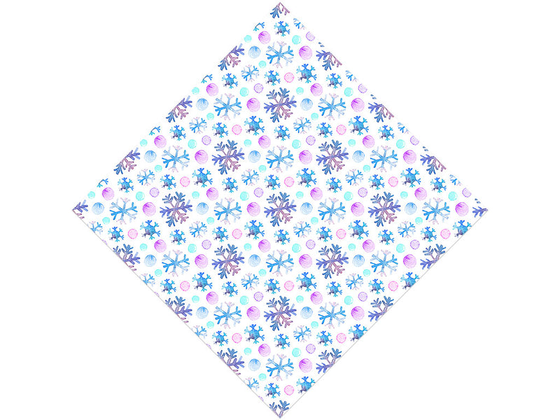 White Tile Snow Vinyl Wrap Pattern