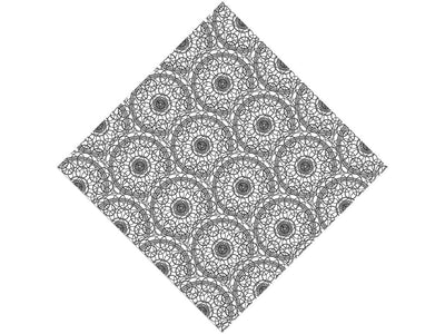 White Venn Mandala Vinyl Wrap Pattern