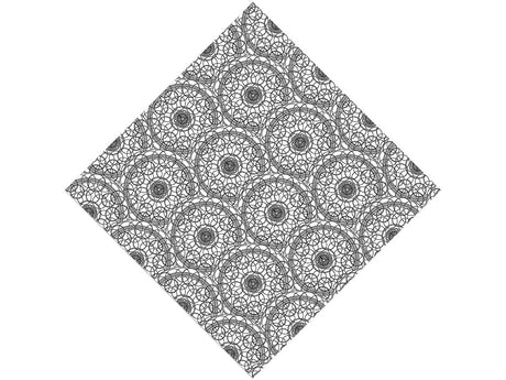 White Venn Mandala Vinyl Wrap Pattern