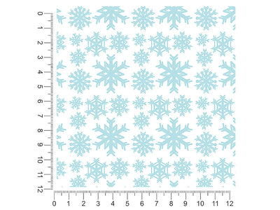 white winter snowflake 1ft x 1ft Craft Sheets