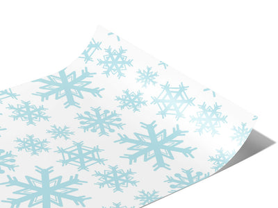 White Winter Snow Vinyl Wraps~Rwraps Series 914 Digitally Printed Vinyl Wrap~0