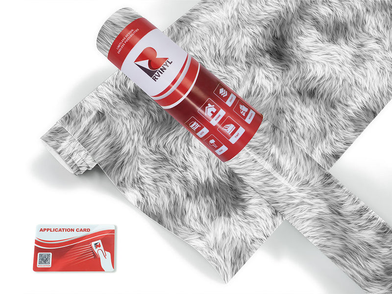 white wolf animal print Craft Vinyl Roll