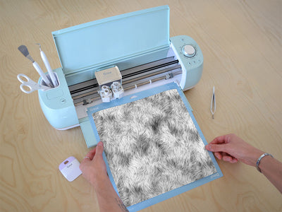 white wolf animal print Cricut Compatible Vinyl