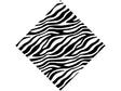 White Zebra Vinyl Wrap Pattern