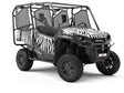 White Zebra Utility Vehicle Vinyl Wrap