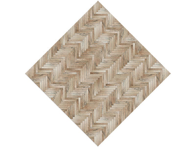 Whitewash  Wooden Parquet Vinyl Wrap Pattern