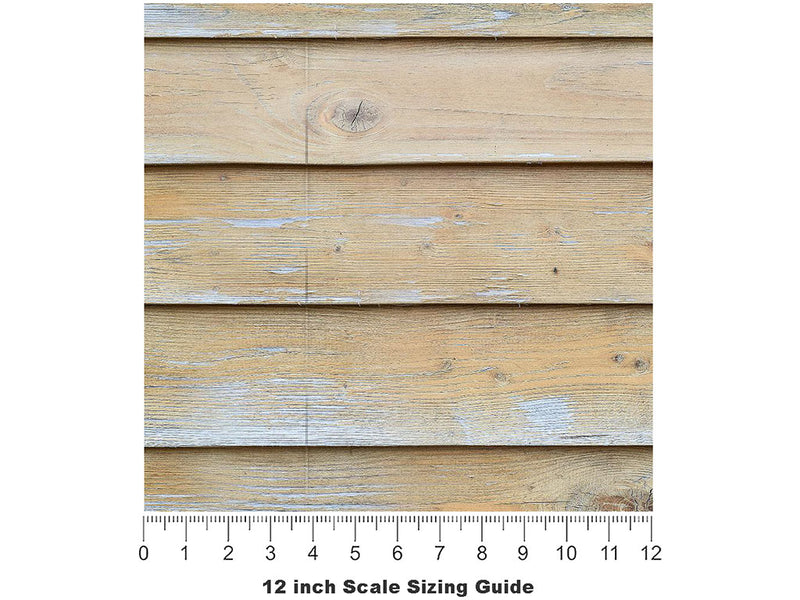 Whitewash  Wood Plank Vinyl Film Pattern Size 12 inch Scale~Rwraps Whitewash  Wood Plank Sizing Chart~3