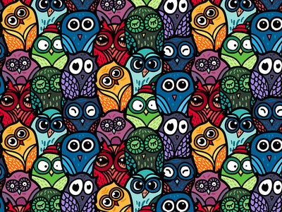Who is There Birds Vinyl Wrap Pattern~Rwraps Series 914 Digitally Printed Vinyl Wrap~0