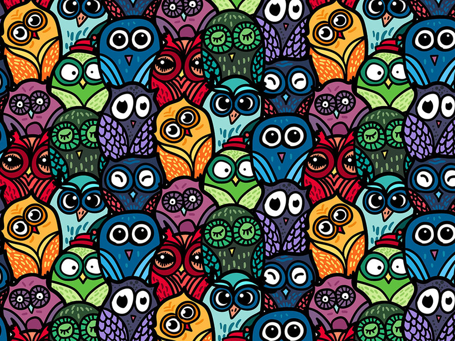 Who is There Birds Vinyl Wrap Pattern~Rwraps Series 914 Digitally Printed Vinyl Wrap~0