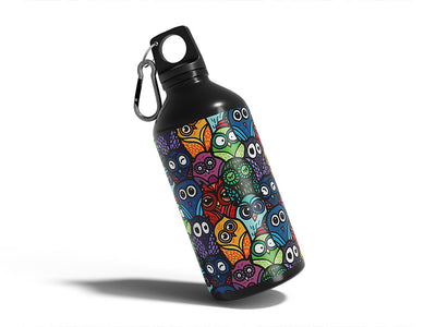 who is there bird Water Bottle DIY Stickers