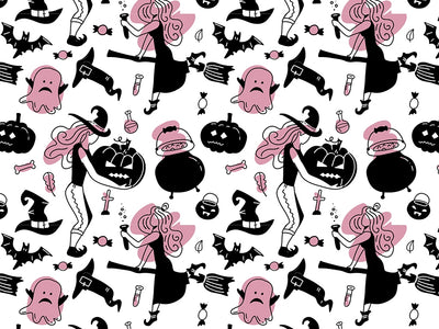 Wiccan Hipster Witch Vinyl Wrap Pattern~Rwraps Series 914 Digitally Printed Vinyl Wrap~0