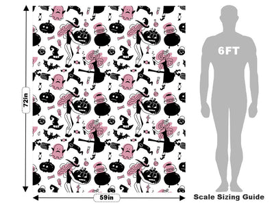 Wiccan Hipster Witch Vehicle Wrap Scale~Rwraps Series 914 Wiccan Hipster Witch Measurements~1