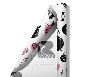 Wiccan Hipster Witch Wrap Film Sheets~Rwraps Series 914 Wiccan Hipster Witch Scrolled Sheet~3