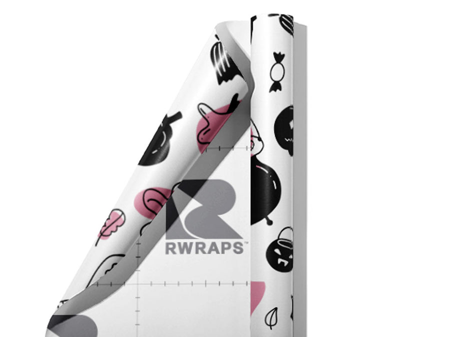 Wiccan Hipster Witch Wrap Film Sheets~Rwraps Series 914 Wiccan Hipster Witch Scrolled Sheet~3
