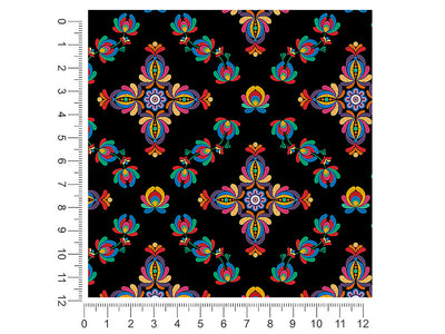 wicked flower art deco 1ft x 1ft Craft Sheets