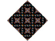 Wicked Flower Art Deco Vinyl Wrap Pattern