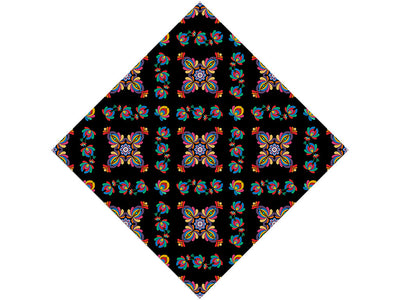 Wicked Flower Art Deco Vinyl Wrap Pattern
