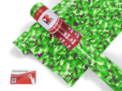 wicked malachite pixel Craft Vinyl Roll