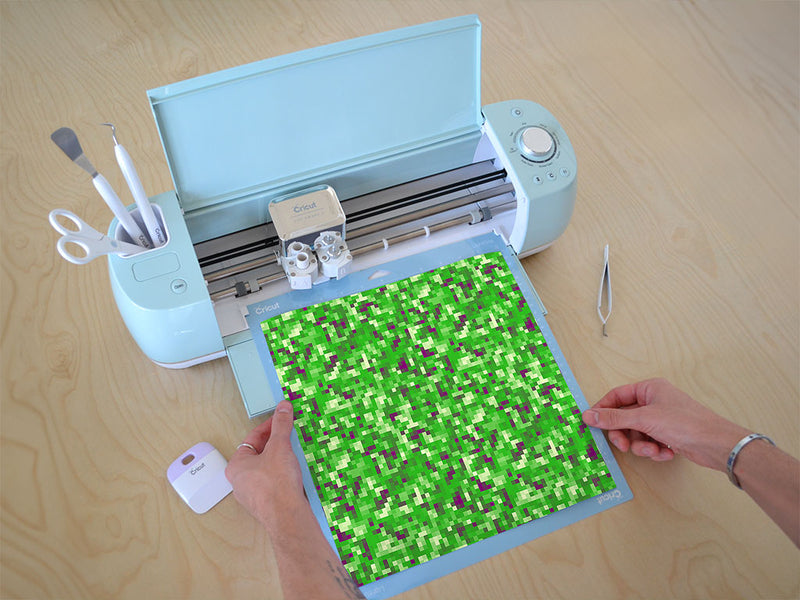 wicked malachite pixel Cricut Compatible Vinyl