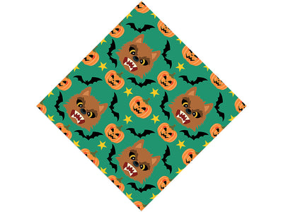 Wicked Werewolf Halloween Vinyl Wrap Pattern