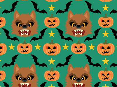Wicked Werewolf Halloween Vinyl Wrap Pattern~Rwraps Series 914 Digitally Printed Vinyl Wrap~0