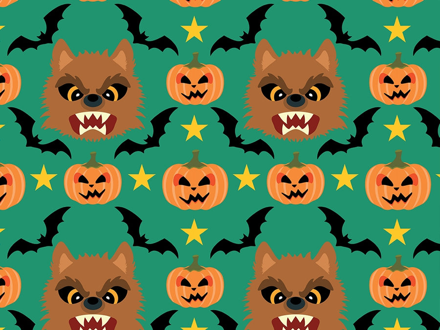 Wicked Werewolf Halloween Vinyl Wrap Pattern~Rwraps Series 914 Digitally Printed Vinyl Wrap~0