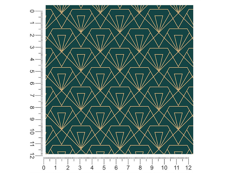 wide stance art deco 1ft x 1ft Craft Sheets