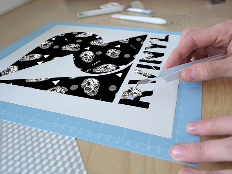 wild beast skull and bones Easy Weed Craft Vinyl