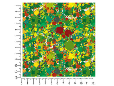 wild life paint splatter 1ft x 1ft Craft Sheets