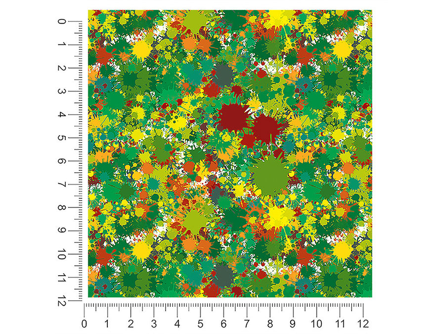 wild life paint splatter 1ft x 1ft Craft Sheets