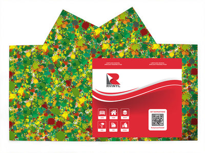 wild life paint splatter Craft Vinyl Sheet Pack