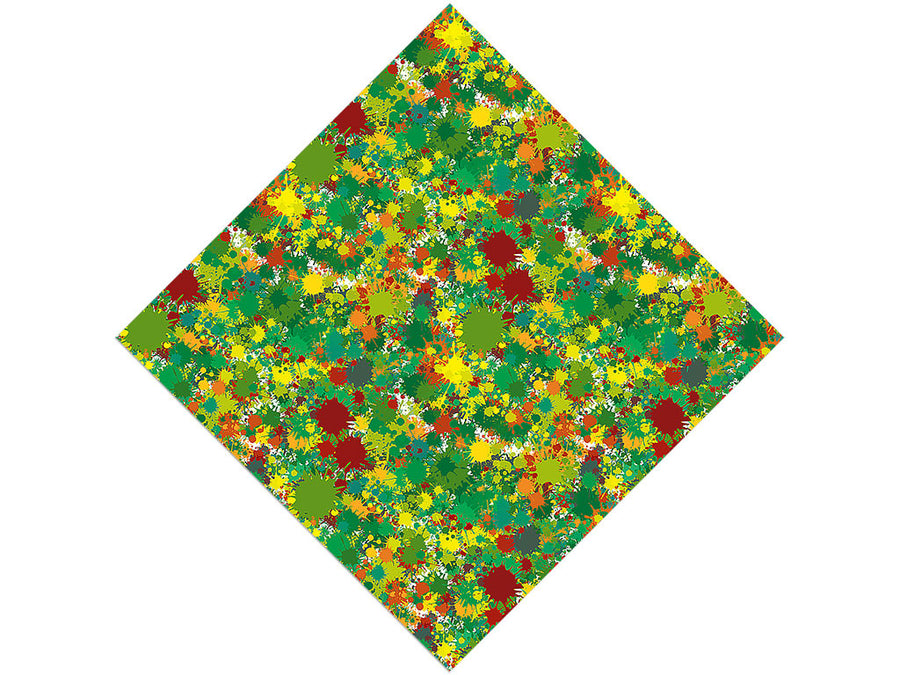 Wild Life Paint Splatter Vinyl Wrap Pattern