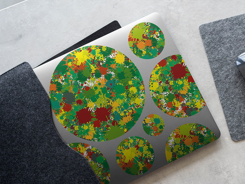 wild life paint splatter DIY Laptop Stickers