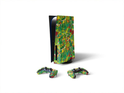 wild life paint splatter Sony PS5 DIY Skin
