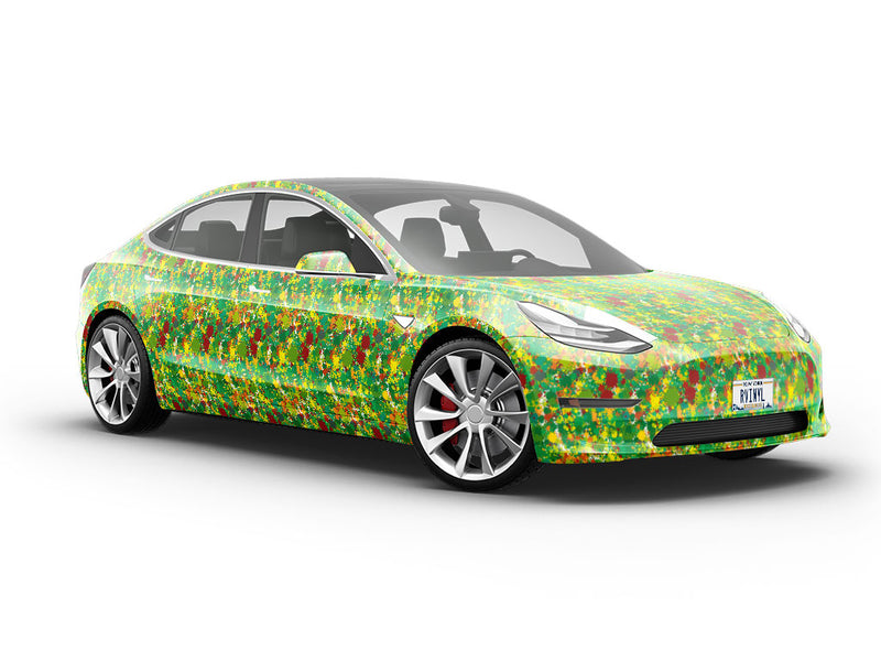 Wild Life Paint Splatter Vehicle Vinyl Wrap